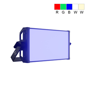 ไฟ LED แผง CRI สูง Ra94 200W LED RGBW แสงวอร์มไวท์ ปรับได้ด้วยปุ่มหมุน DMX512 ไฟ LED แผงแบบนุ่มนวลสำหรับสตูดิโอ ทีวี โบสถ์ และการประชุม - Product Image 1