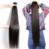 Lot de cheveux brésiliens bruts 100% non traités, cuticules alignées, cheveux vierges Remy, fermeture frontale, dentelle HD, tissage lisse