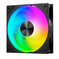Ventilateur ARGB 120 mm XINMAI, fabrication directe, double roulement à billes, 71 CFM, débit d'air élevé, couleurs réglables, refroidisseur de processeur pour PC de jeu
