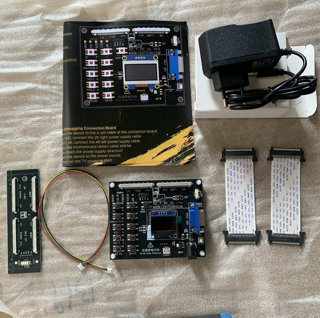 Latest T-CON DC Voltage Change Tool TCON Burning VGL VGH Programmer Technical Support