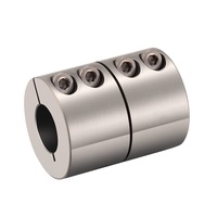 Accouplement rigide argenté d'extension ISO9001 personnalisable 16mm à l'appui d'OEM d'alliage d'aluminium de 50mm