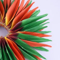 Fournisseur d'usine HB0001-2 4 couleurs Satin artificiel ÉLÉGANTE Fleur de paradis du soleil Tresse de cheveux Danse hawaïenne Fête Fleur de cheveux