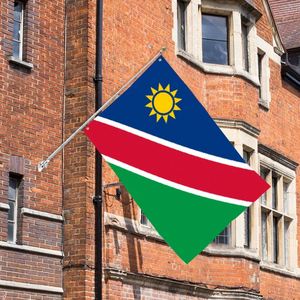 Drapeau de la Namibie 3x5 pieds en gros, polyester 68D/100D, personnalisable, fanion de toutes les nations, livraison rapide d'un fournisseur fiable - Product Image 6
