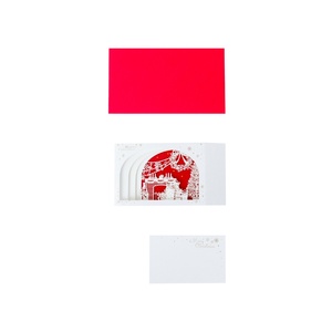 Thiệp chúc mừng giáng sinh ba chiều trang trí gấp mới với thông điệp phước lành máy tính để bàn lễ Tạ ơn thẻ giấy thủ công - Product Image 5