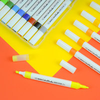 Art pour enfants Triangle barre Double tête stylo à eau marqueur facile lavable sécurité encre couleur marqueur peinture pour enfants stylo à colorier