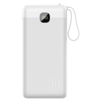 Power Bank Portabel Terlaris 2026 dengan Tiga Kabel Terintegrasi, Pengisian Cepat 30000mah untuk Ponsel