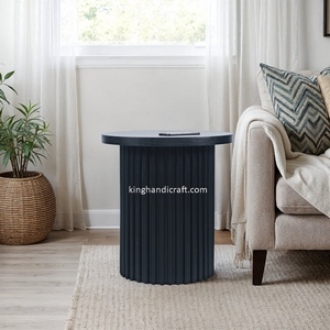 Custom Handmade Elegant Modern <b>Wooden</b> Pedestal <b>Plinth</b> Stand for Gallery Exhibition Art Sculpture Display New Arrival Wholesale - Product Image 6