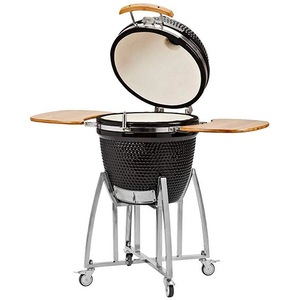 <span class=keywords><strong>Barbecue</strong></span> moderne de 21 pouces style de vie en plein air en forme d'oeuf <span class=keywords><strong>Barbecue</strong></span> en céramique au charbon de bois Kamado Grill - Product Image 3