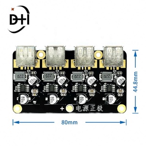 USB QC3.0 USB DC-DC บัคคอนเวอร์เตอร์โมดูลชาร์จแบบสเต็ปดาวน์ 12V 24V สำหรับแผงวงจรชาร์จเร็ว - Product Image 3