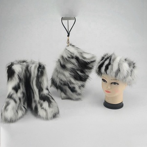 <span class=keywords><strong>Stivali</strong></span> da neve in pelliccia sintetica eleganti <span class=keywords><strong>stivali</strong></span> invernali <span class=keywords><strong>con</strong></span> comoda fodera in pelliccia sintetica - Product Image 6
