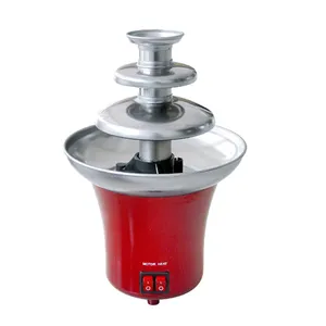 Professional 3 Tiers Electric Melting Machine Easy to Assemble Mini Chocolate Fondue Fountain for Sale