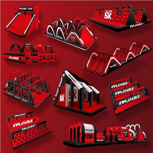 Chất lượng hàng đầu Inflatable 5K chướng ngại vật làm bằng PVC cho sử dụng thương mại - Product Image 2