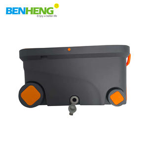 Serpillère rotative en microfibre de haute qualité à 360 degrés, manche en acier avec <span class=keywords><strong>seau</strong></span> et roues, serpillère rotative sans mains pour le nettoyage des sols, articles ménagers - Product Image 2