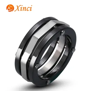 उच्च गुणवत्ता वाले सिरेमिक अंगूठी आभूषण, स्टेनलेस स्टील की अंगूठी, महिलाओं के लिए उच्च गुणवत्ता वाले हीरे के आभूषण