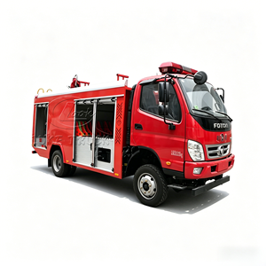 Camion de lutte contre les incendies forestiers Foton 4x4 tout-terrain 2500L, haute garde au sol, véhicules de lutte contre les incendies hors route pour le sauvetage en montagne - Product Image 1