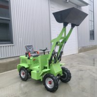 Mini Wheel Loader 906, Kapasitas Angkut 500kg, Mesin Diesel Changchai 25HP, Hidrolik, Kapasitas Bucket 0.3m, Garansi 1 Tahun, Konstruksi