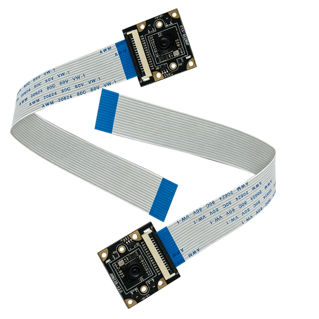 8MP IMX219 Camera Module for Raspberry Pi 5 J8IM228 120 Degree Wide Angle Fisheye Lens 1/4" CMOS Sensor for AI Robotics