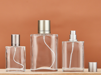 Botol Semprot Parfum Isi Ulang 30ml/50ml/100ml dari Kaca dengan Pompa Kabut Halus, Tutup Logam, Sablon & Pencetakan Stempel Emas Jiangsu