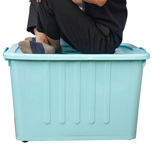 Industrial Manufacturers Wholesale High Quality OEM 15L Colorful Home Clothes Plastic Containers Storage Bins Box