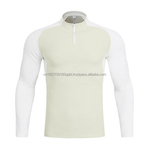 Camiseta Deportiva Transpirable con Estampado y Media Cremallera, Manga Larga, Unisex, Estilo Otoño Invierno, Ropa Casual Versátil para Correr y Hacer Ejercicio - Product Image 5