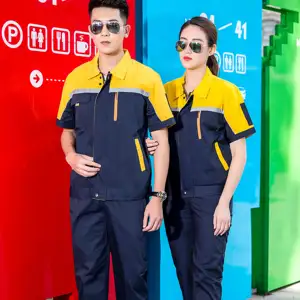 7 colors maintenance engineer uniform safety uniform for construction woman mens workers workwear work clothing with pants