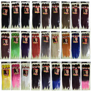 3X Campioni Gratuiti Extension Capelli Afro Yaki per Crochet, Trecce Facili da Intrecciare, Fibra Sintetica Pre-Stirata per Intrecciare, Ingrosso - Product Image 5