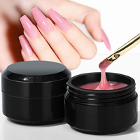RONIKI Offre Spéciale Constructeur de Gel liquide pour ongles parfait sans HEMA dans une bouteille 38 couleurs Gel liquide d'extension acrylique nu auto-nivelant
