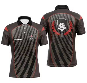 Wholesale OEM Best Quality Custom Design Pickleball Jersey Uniforms Polo Shirt Men'S Pickleball Jersey Shirts