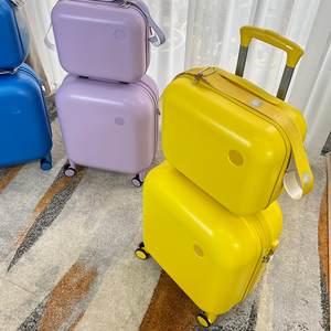 Bagaglio a bassissimo costo per bambini graziosi colori caramella ruote da viaggio PC + ABS valigia resistente di prima scelta per regali di fascia alta - Product Image 6