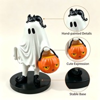 Ornements d'Halloween, Artisanat en résine de Noël, Statues de citrouilles fantômes, Décorations de fête, Petits cadeaux