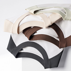 T-shirt en coton épais à manches raglan pour hommes, design unique, bloc de couleur, détail de poche pour l'été - Product Image 3