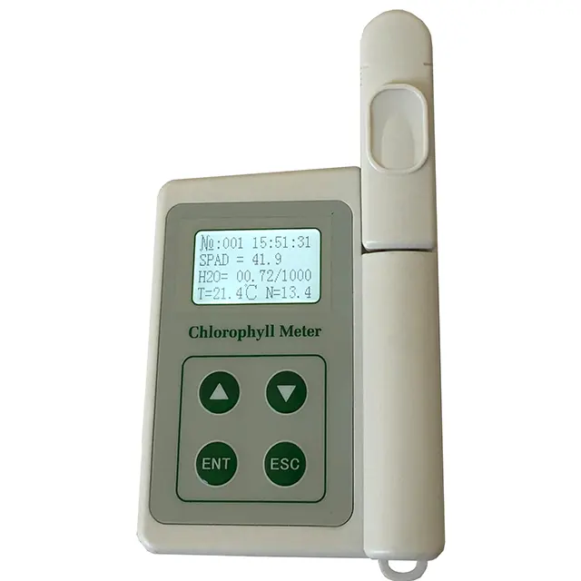 Plant Nutrition Tester Two LED Light Sources Instantly Measure Portable Chlorophyll Meter Plant Nutrient Analyzer