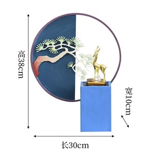 Zhaocai Deer - Decoración <span class=keywords><strong>de</strong></span> Lujo Ligero con Agua Fluida para Sala <span class=keywords><strong>de</strong></span> Estar, Recibidor, Mueble <span class=keywords><strong>de</strong></span> TV, Oficina y Regalos Novedosos - Product Image 4