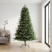 Sapin de Noël artificiel LED de haute qualité en PE et PVC mélangés pour la décoration intérieure et extérieure