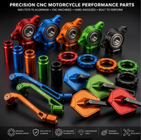 Support de pivot de bras oscillant CNC sur mesure pour moto (conception OEM), bagues de bras oscillant, anneau de réglage de précharge d'amortisseur, rétroviseur de guidon
