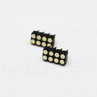Connecteurs à broches haute intensité personnalisés, pas de 2,54 mm, longueur 10,14 mm, hauteur 6,5 mm, en plastique, pour montage en surface sur carte de circuit imprimé SMT