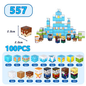Cubes de <span class=keywords><strong>puzzle</strong></span> magnétiques centrés sur l'enfant pour l'éducation précoce en gros au détail livraison directe disponible pour les enfants de 3 ans et plus - Product Image 6