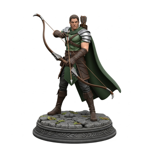 カスタムデザイン3D PVC樹脂男性ハンターシリーズアクションフィギュア像ギフトコレクション - Product Image 3