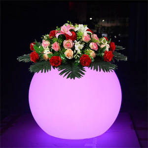 Country-Style Smart Télécommande LED Flowerpot En Plastique Sculpture Planteur Solaire-<span class=keywords><strong>Lumineux</strong></span> Coloré Lampadaire pour Les Fêtes À La Maison - Product Image 4