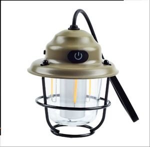 Nouvelle lampe suspendue vintage d'extérieur, ultra longue durée de vie, lumière d'ambiance pour le camping, lampe de tente portable rechargeable - Product Image 5