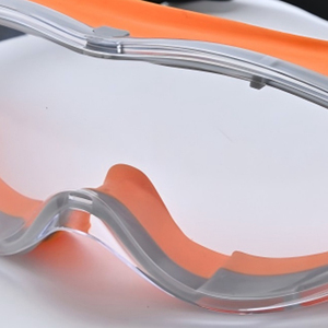 Biểu tượng tùy chỉnh bụi bằng chứng Chống Xước Chống sương mù PC ống kính PVC khung an toàn Kính Googles với Polyester đàn hồi - Product Image 3