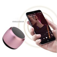 Mini Altavoz Inalámbrico Portátil Personalizado, Subwoofer con Carcasa de Aleación de Aluminio, Cine en Casa, Audio Bidireccional para Exteriores
