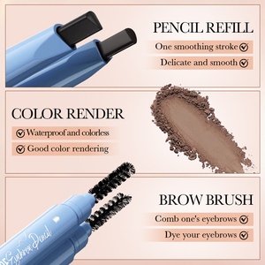 <span class=keywords><strong>Crayon</strong></span> à sourcils <span class=keywords><strong>brun</strong></span> lisse SADOER, marque privée, anti-transpiration, anti-bavures, pour le maquillage du visage, vente en gros - Product Image 2
