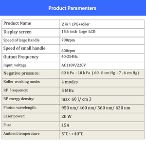 Máquina de Masaje Adelgazante 9D con Terapia de Rodillos de Bolas Internas 8D para Drenaje Linfático, para Cuerpo y Abdominales - Product Image 3