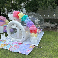 Oferta Especial Casa de Burbuja Inflable Transparente de PVC para Fiestas y Eventos, Cabina de Fotos y Casa de Brinco para Adultos y Niños