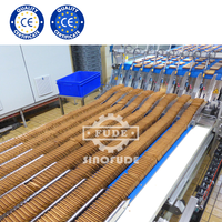Ligne de production industrielle de biscuits | Machine à biscuits automatique avec système de formation, de cuisson et de refroidissement de la pâte pour les usines