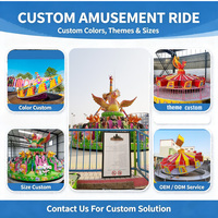 Manège à plateaux tournants volants Ballerina QiangLi pour parcs d'attractions, certifié CE, capacité 24 personnes, garantie 12 mois, extérieur