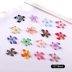 20 unids/bolsa DIY accesorios suave 3D flor Nail Art Charms diseño suave decoración de uñas para adaptarse a la superficie de uñas curada - Product Image 5