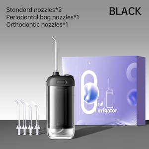 Irrigador Bucal Portátil IPX7 de Plástico Mini con 4 Niveles de Presión, Tanque Desmontable de 200 ml, Inalámbrico para Cuidado Dental - Product Image 5