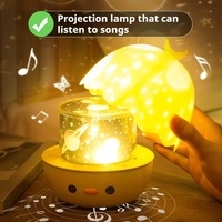 RTS usine enfants projecteur de veilleuse LED 360 lumière étoilée télécommande lampe de table avec haut-parleur de musique pour chambre de bébé